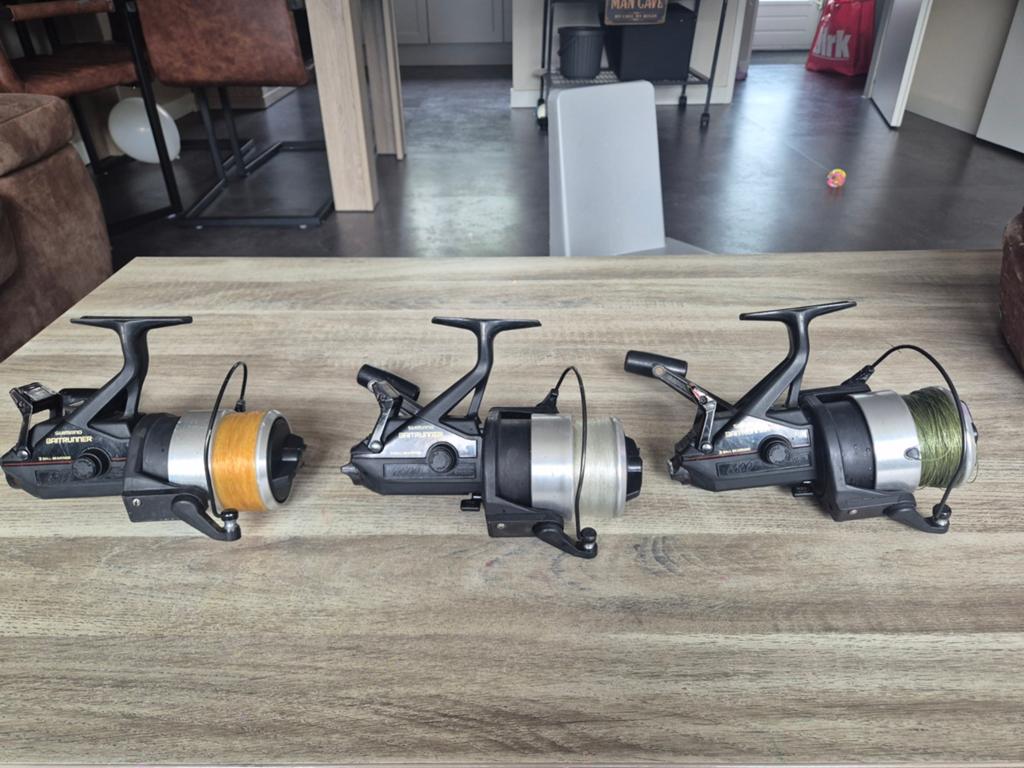 Shimano 6500 baitrunner Gebruikt maar Technisch goed, Watersport en Boten, Ophalen of Verzenden, Gebruikt, Molen