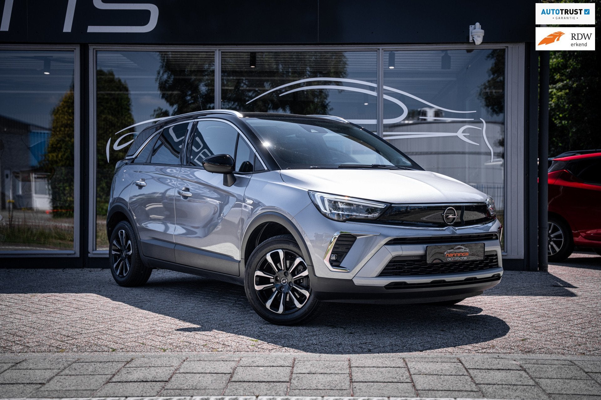 Opel Crossland 1.2 Turbo Elegance|Cruise|Trekh|Navi|Stoel/st, Auto's, Opel, Gebruikt, 1199 cc, Leder en Stof, Origineel Nederlands