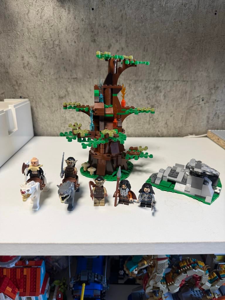 Lego The Hobbit: Attack of the Wargs 79002, Gebruikt, Overige thema's, Lego, Ophalen of Verzenden