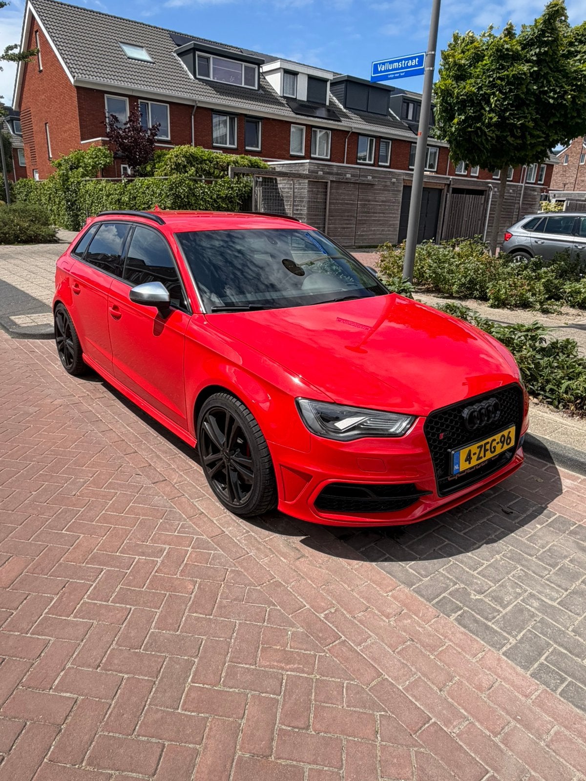 Audi S3 2.0 Tfsi 221KW Sportback Quattro 2014 Rood, Auto's, Audi, Automaat, S3, Zwart, 4 cilinders