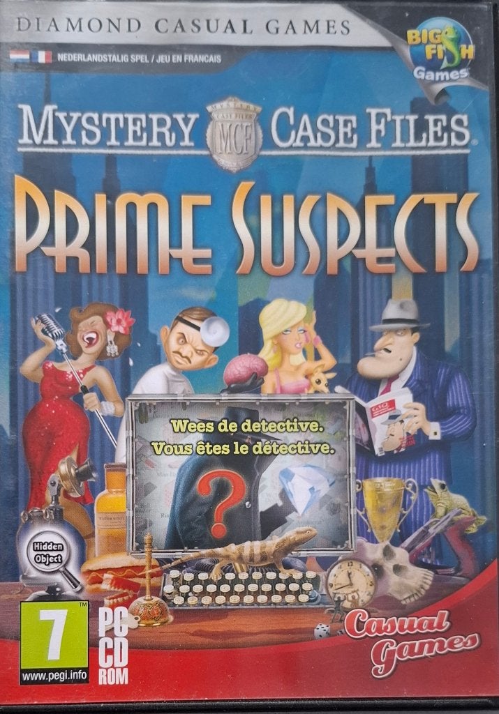 PC CD-ROM Mystery Case Files: Prime Suspects (NL), Spelcomputers en Games, Puzzel en Educatief, O, O, 1 speler