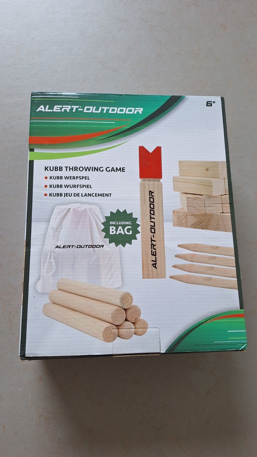 Alert-Outdoor Kubb Werpspel - Compleet met Draagtas, Ophalen, Nieuw, Alert-Outdoor