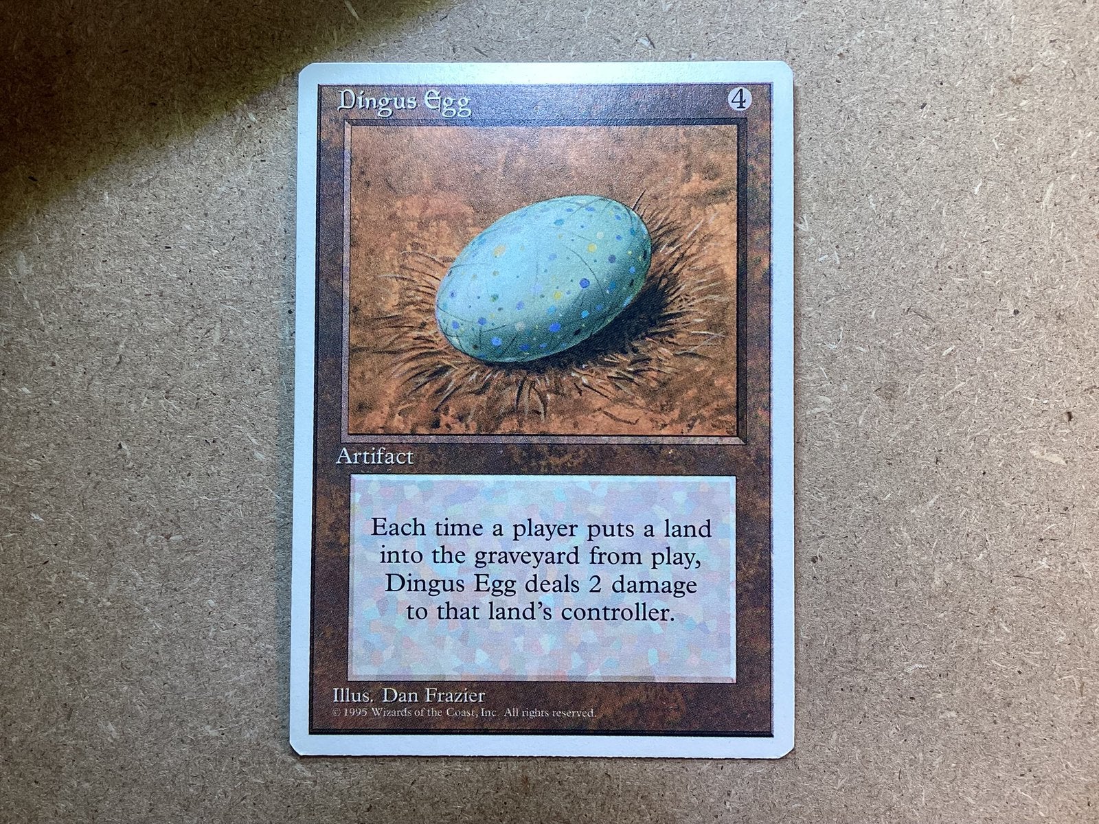 1x Dingus Egg (Excellent), Ophalen of Verzenden, Zo goed als nieuw, Losse kaart