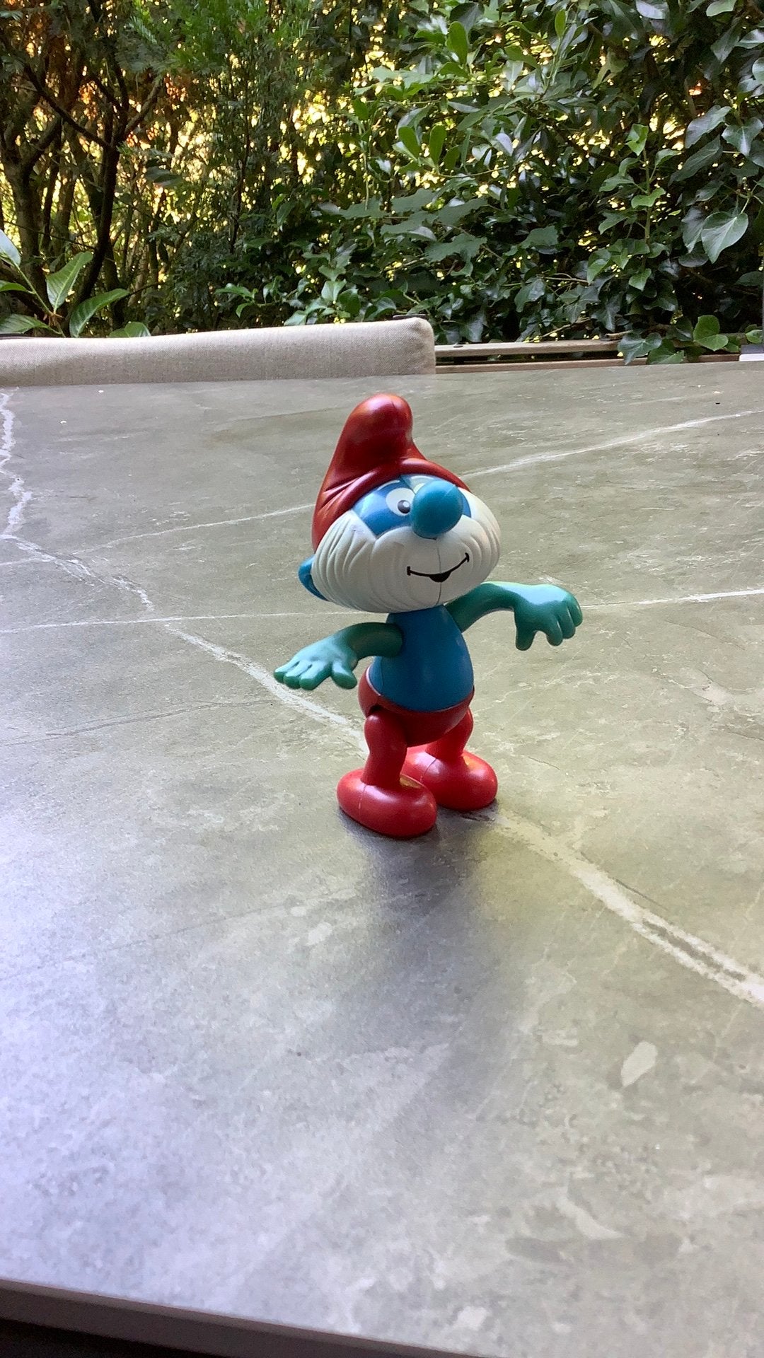Vintage grote smurf, Verzamelen, Ophalen of Verzenden, Zo goed als nieuw, Grote Smurf, Poppetje, Figuurtje of Knuffel