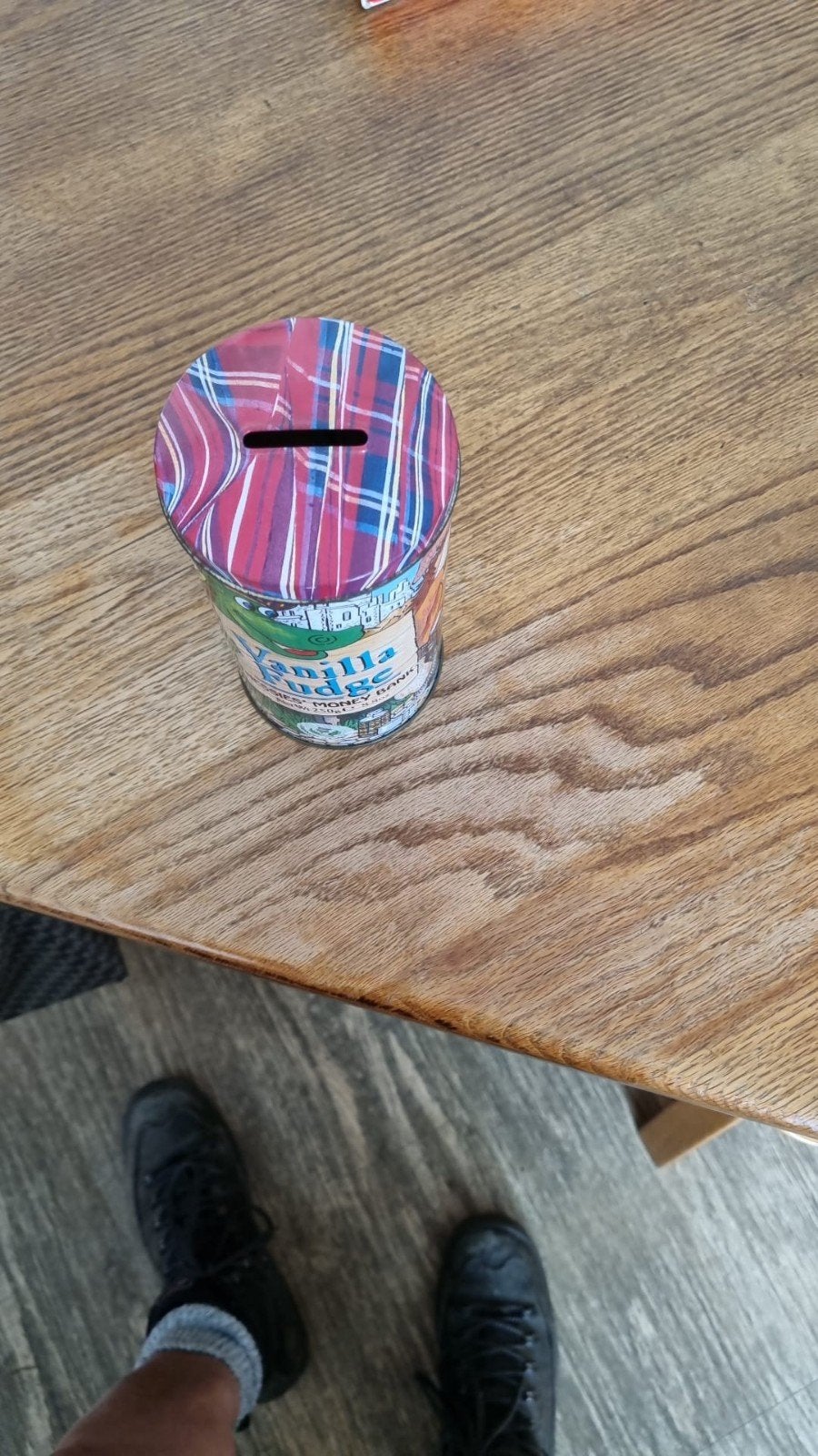 METALEN GELDBLIKJE, Ophalen of Verzenden, Zo goed als nieuw, Metaal of Blik, Overige thema's