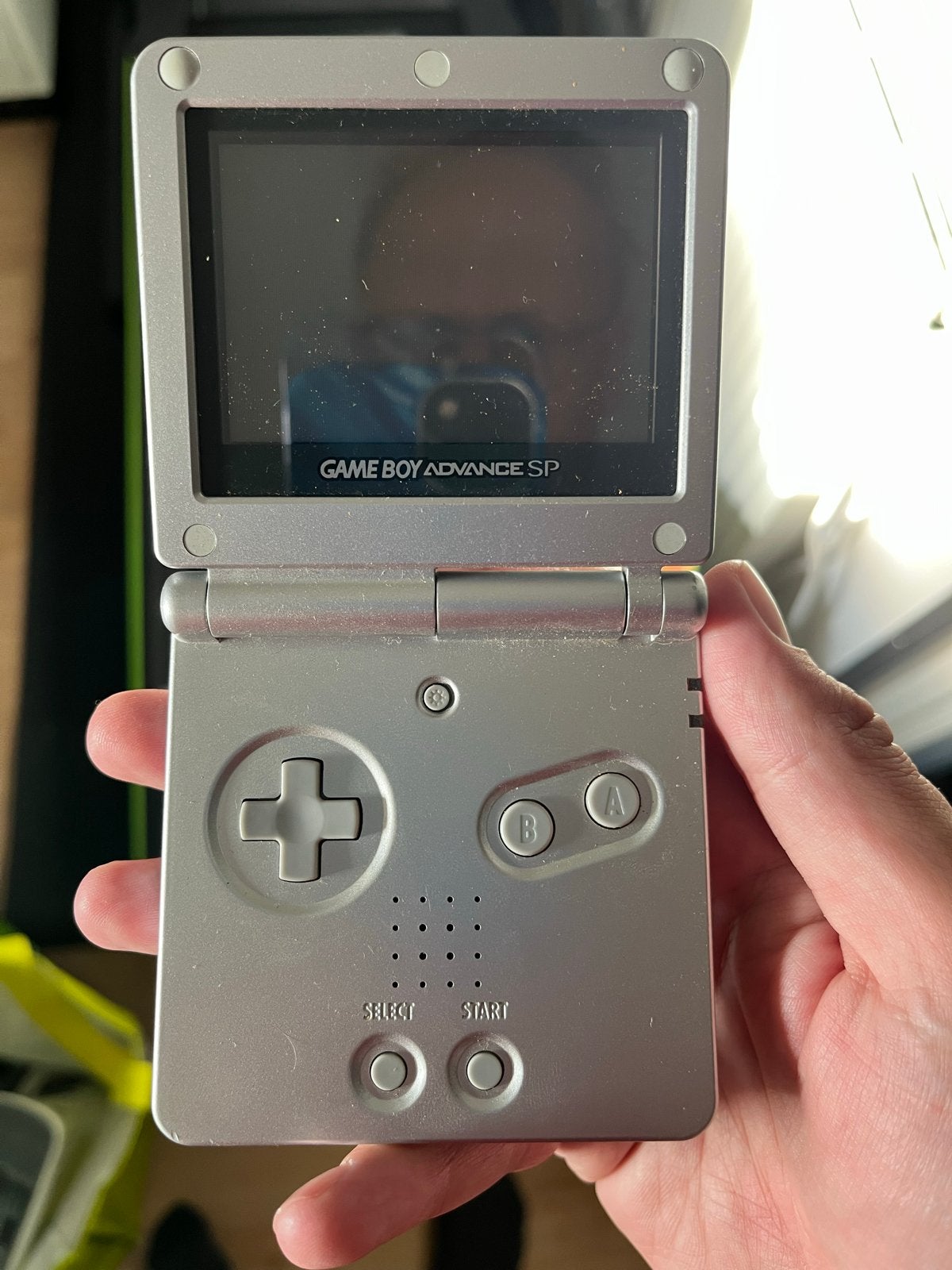 Nintendo Game Boy Advance SP - Zilverkleurig, Spelcomputers en Games, Spelcomputers | Nintendo Game Boy, Verzenden, Gebruikt, Game Boy Advance SP