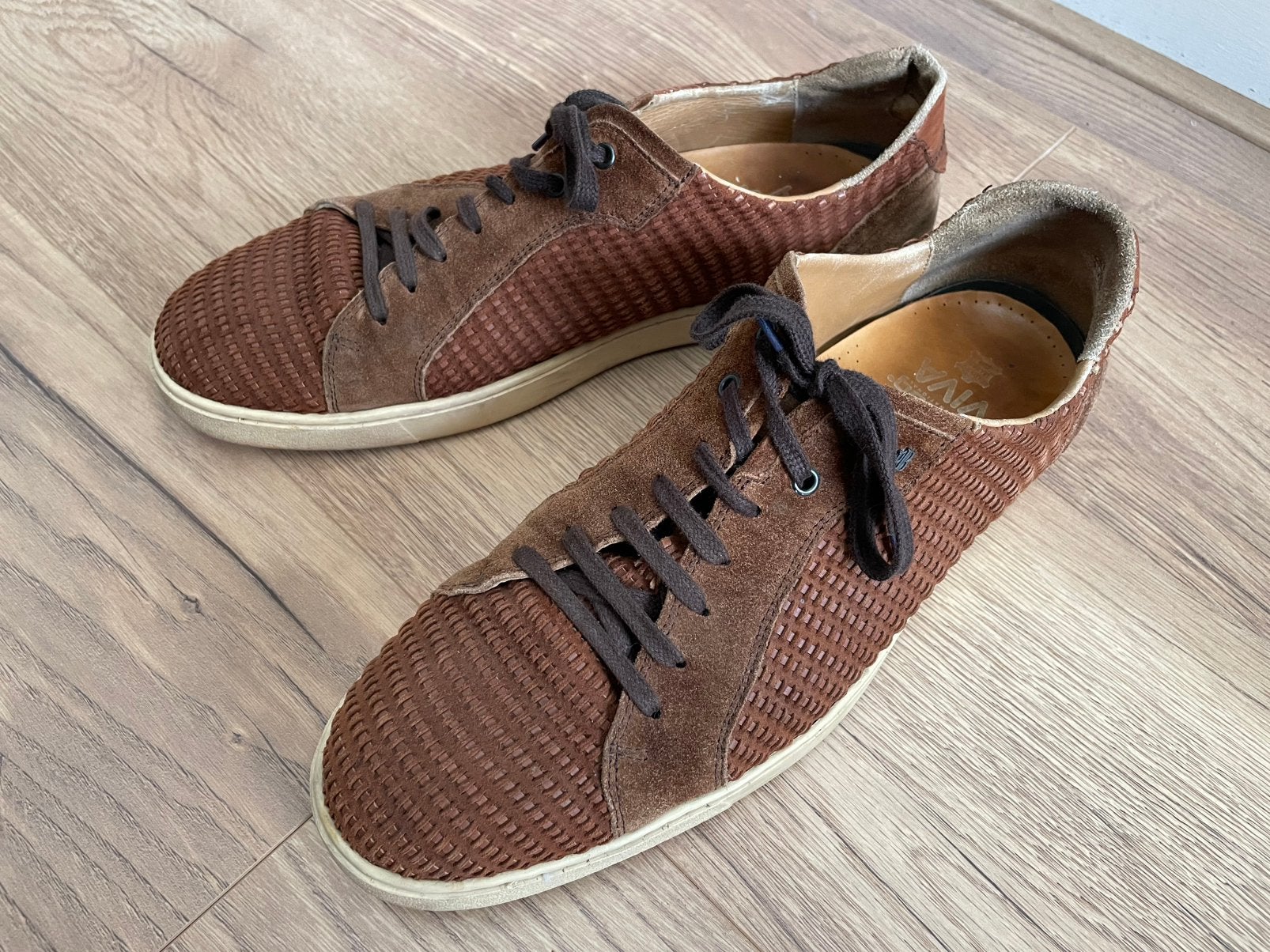 Van Bommel sneakers heren - bruin maat 44, Ophalen of Verzenden, Zo goed als nieuw, Bruin