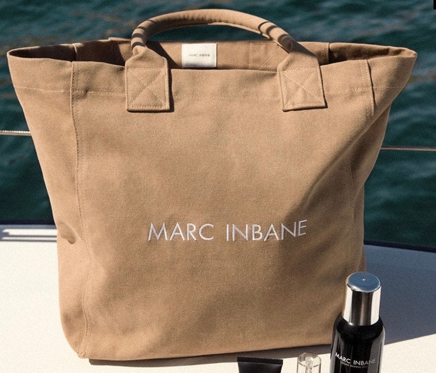 MARC INBANE Shopper - Beige Canvas Tote bag, Ophalen of Verzenden, Nieuw, Beige, Shopper