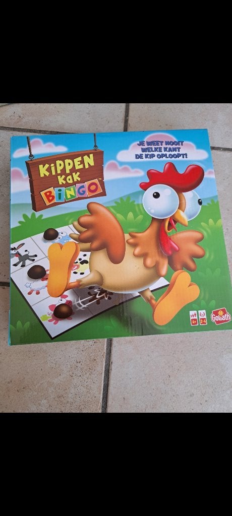 Kippenkak bingo, Ophalen, Zo goed als nieuw, Jongen of Meisje