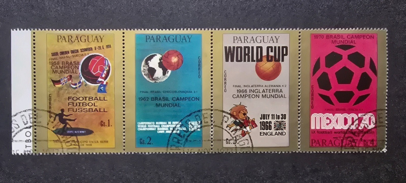 Paraguay 1977 2983-2986 - Wereldcup Argentinië, Ophalen of Verzenden, Gestempeld, Zuid-Amerika
