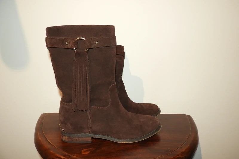 Michael Kors laarzen bruin gouden hardware mt 37.5