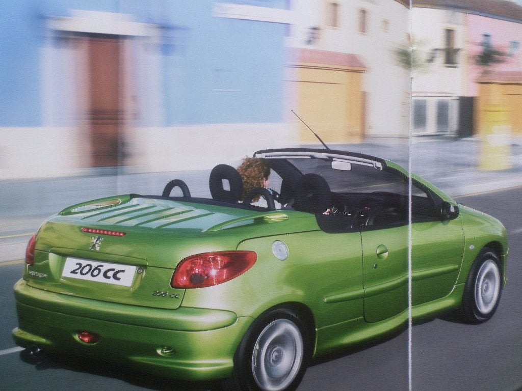 Peugeot 206 CC Brochure, Ophalen of Verzenden, Zo goed als nieuw, Peugeot