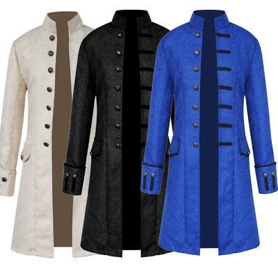 Victoriaanse heren jas (gothic steampunk kostuum cosplay), Verzenden, Nieuw, Overige maten, Kleding