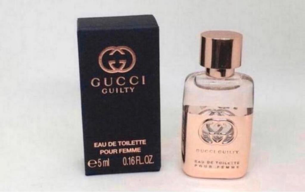 Parfum miniatuur Gucci Guilty Femme 5 ml eau de toilette, Verzenden, Nieuw, Miniatuur, Gevuld