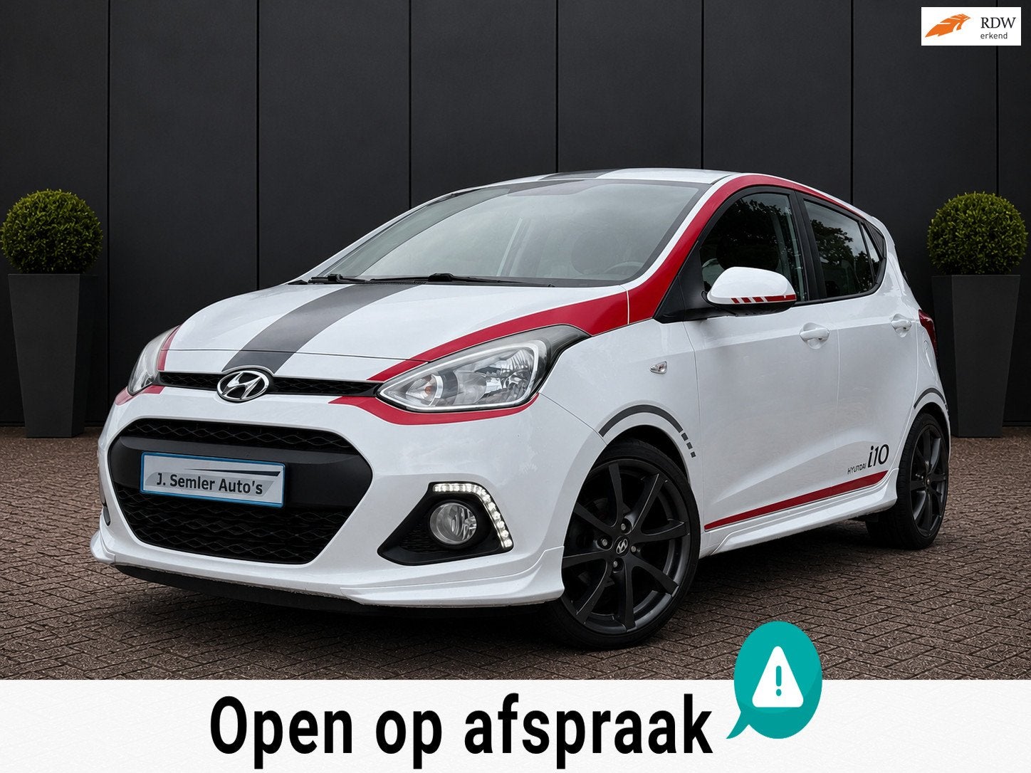Hyundai I10 1.2i SPORT EDITION LED AIRCO STUUR/STOELVERW. 87, Auto's, Hyundai, Voorwielaandrijving, Gebruikt, 916 kg, 4 cilinders