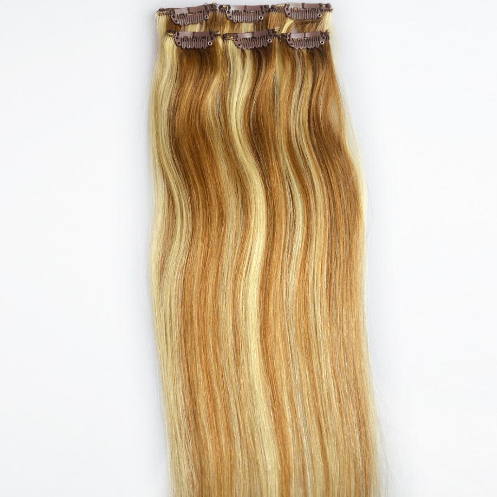 Licht Bruine Blonde Mensen Haar Extensions Remy Human Hair, Verzenden, Nieuw, Pruik of Haarverlenging