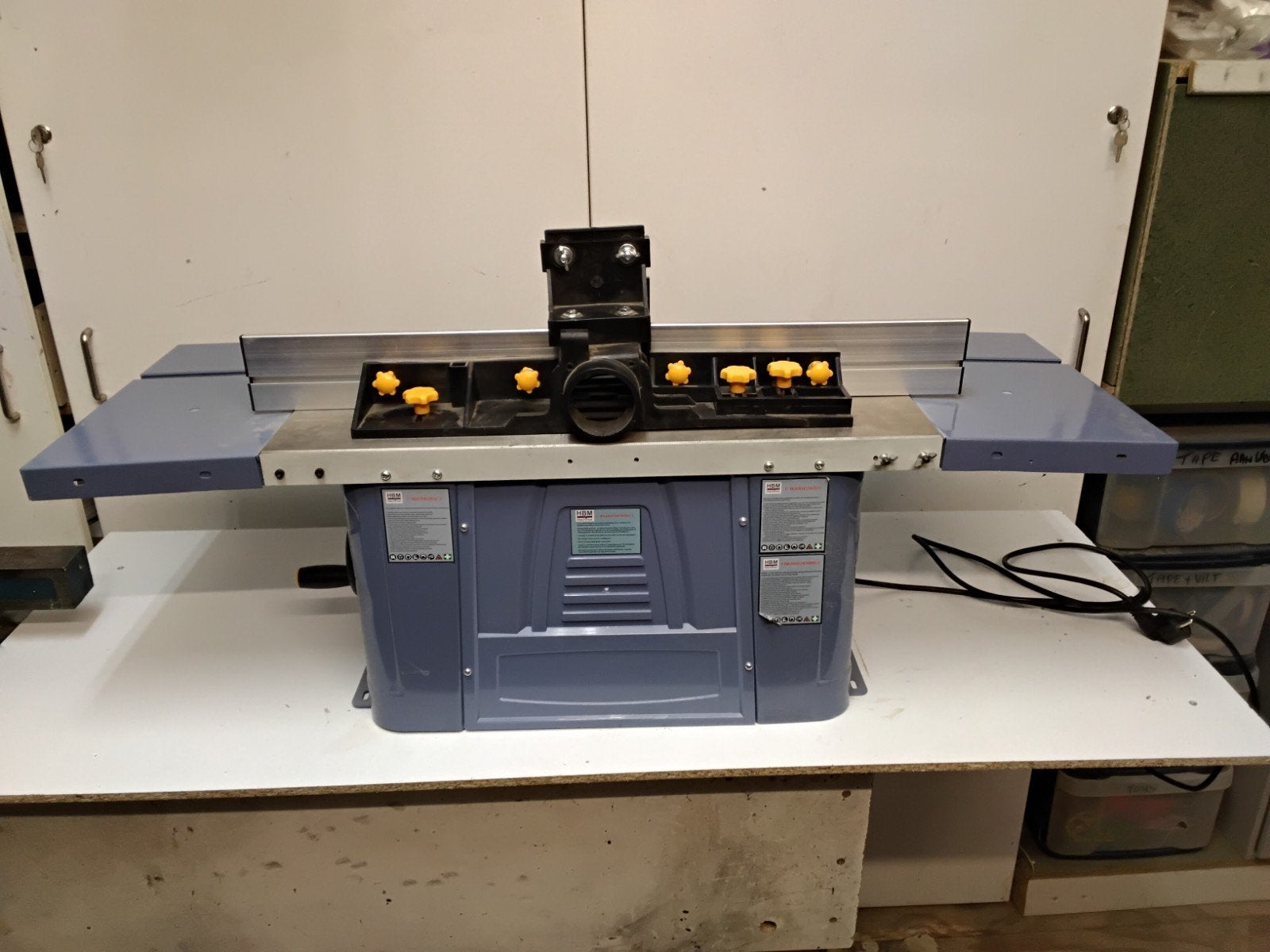HBM MR 40 Houtfreesmachine Nieuw Model, Doe-het-zelf en Verbouw, Gereedschap | Freesmachines, Ophalen, HBM, Zo goed als nieuw