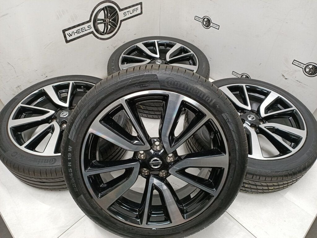 Nissan Qashqai lichtmetaal velgen 19"inch 5x114.3, Ophalen, Gebruikt, 19 inch, Banden en Velgen