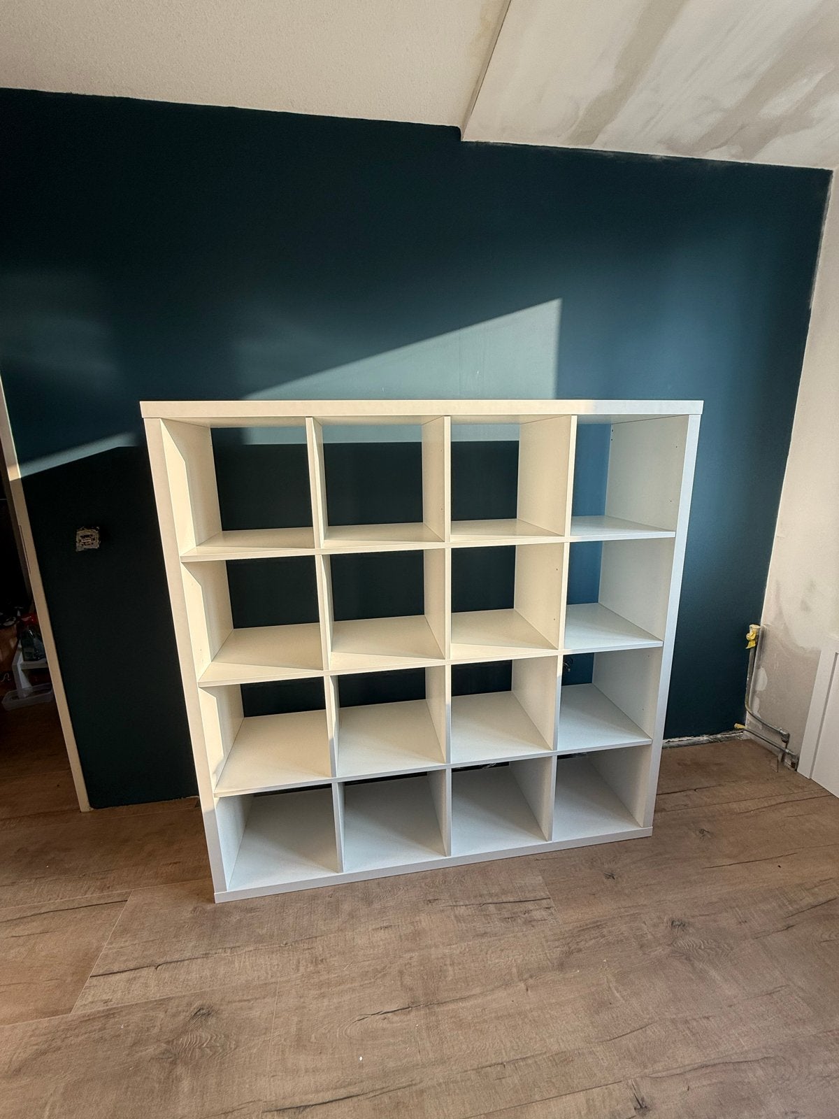 IKEA Kallax Kast - Wit, 4x4 vakken, Huis en Inrichting, Kasten | Boekenkasten, Ophalen, Met plank(en), Gebruikt, 100 tot 150 cm