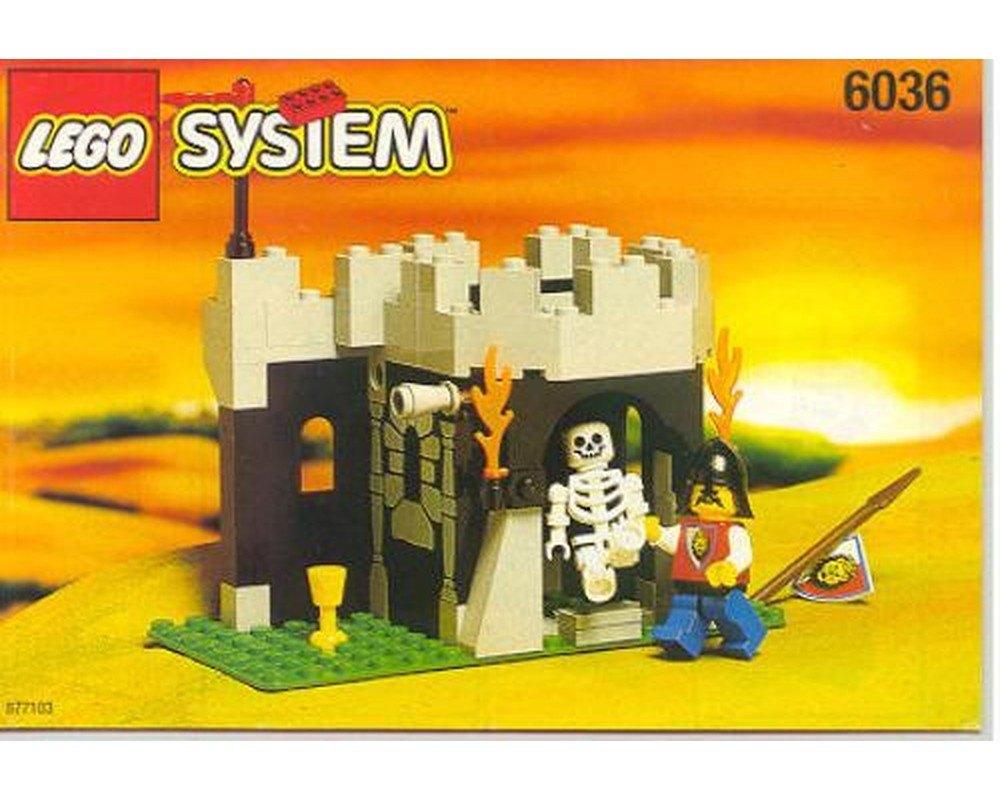 Lego Castle Royal Knights Set 6036 - Skeleton Surprise, Gebruikt, Lego, Ophalen of Verzenden, Castle