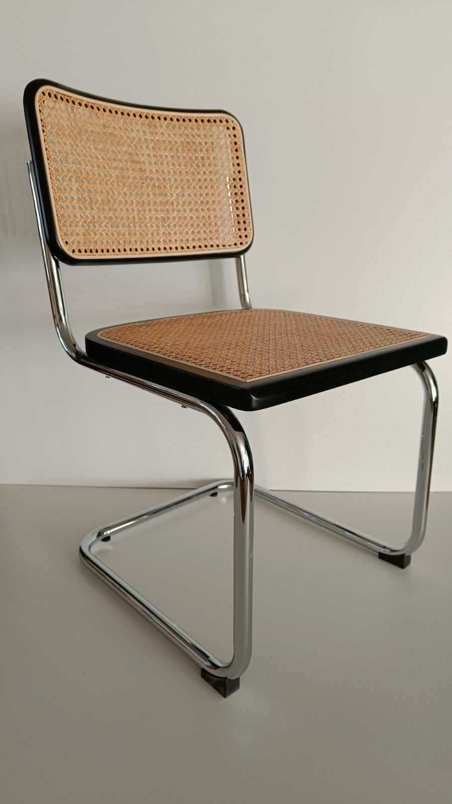 Cesca Breuer Bauhaus buisframe stoelen zwart rotan webbing, Huis en Inrichting, Stoelen, Japandi Scandinavisch Bauhaus Design
