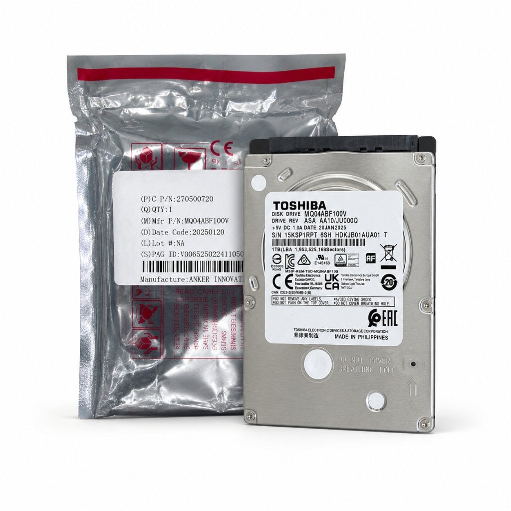 Toshiba MQ04ABF100V 1TB 2,5 inch SATA Harde Schijf - HDD, Computers en Software, Harde schijven, Intern, Toshiba, ., Nieuw