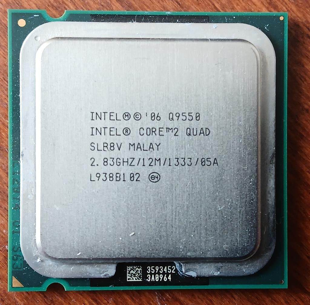 Intel Core 2 Quad Q9550, Gebruikt, 4-core, Socket 775, 2 tot 3 Ghz