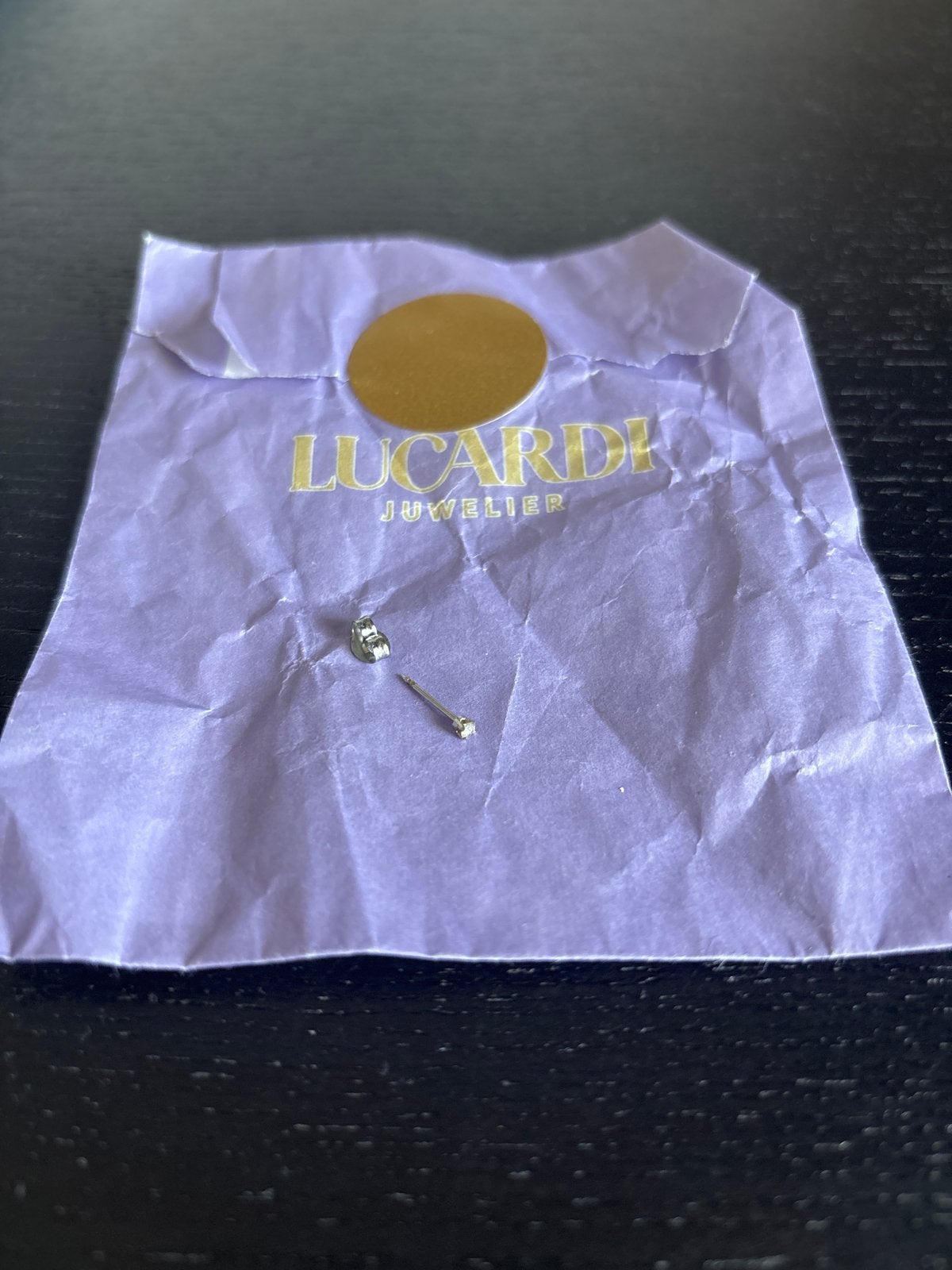 Lucardi Witgouden Oorbellen - Nieuw & Zo goed als nieuw, Ophalen of Verzenden, Zo goed als nieuw, Knopjes of Stekers, Zilver