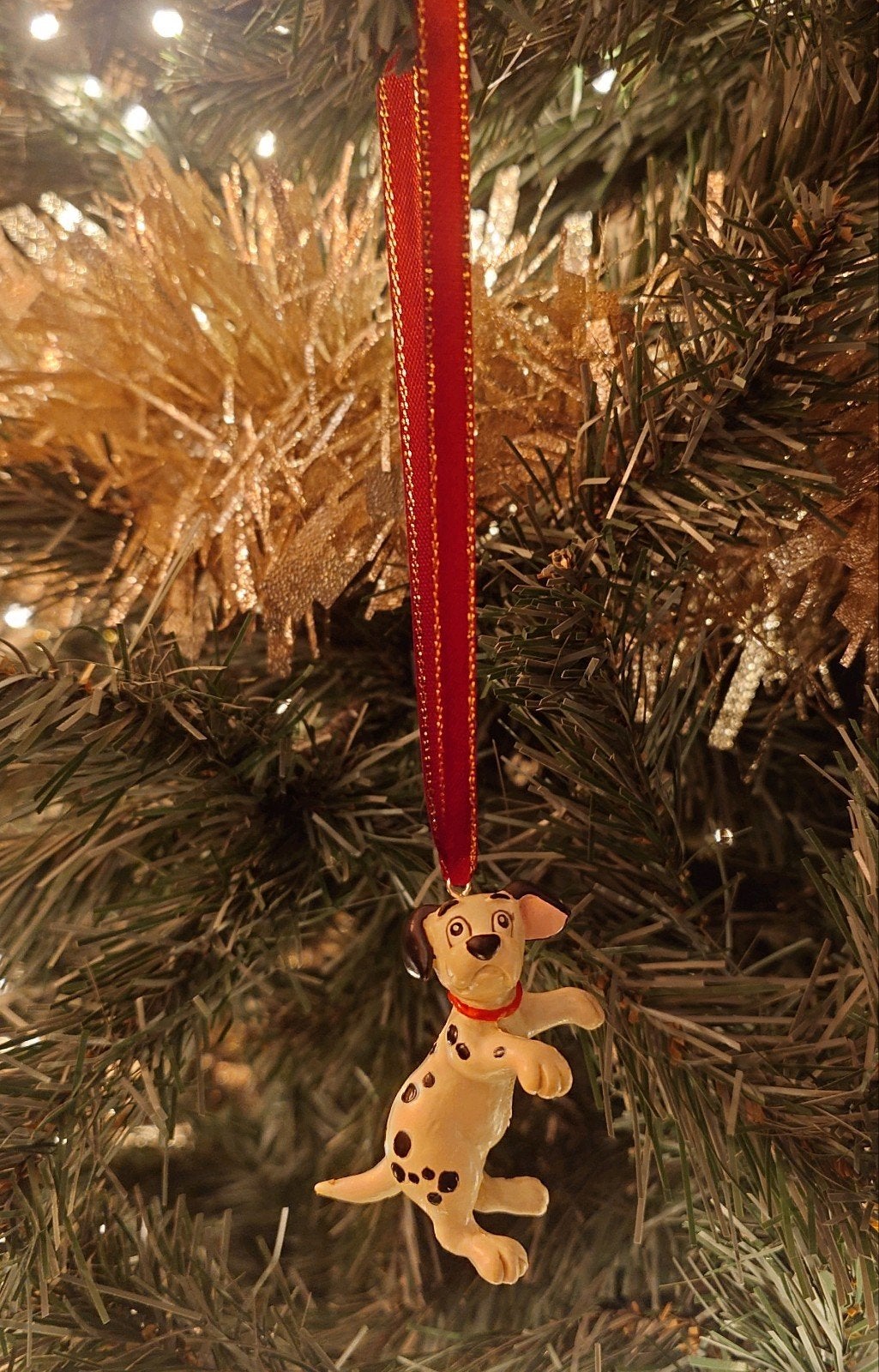 Disney Dalmatiër Lucky kerst ornament hanger kerstbal, Ophalen of Verzenden, Zo goed als nieuw