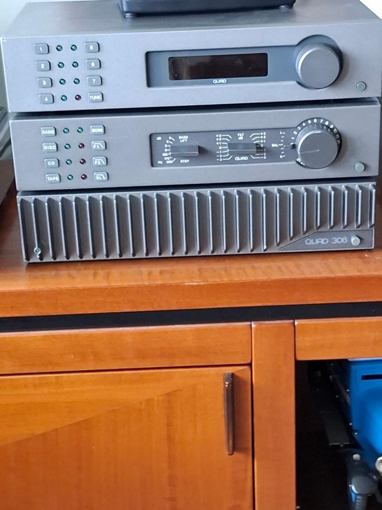 Prachtige Quad Vintage Hi-Fi Set: Quad 34 + Quad 306 + Quad, Ophalen of Verzenden, Speakers, Overige merken