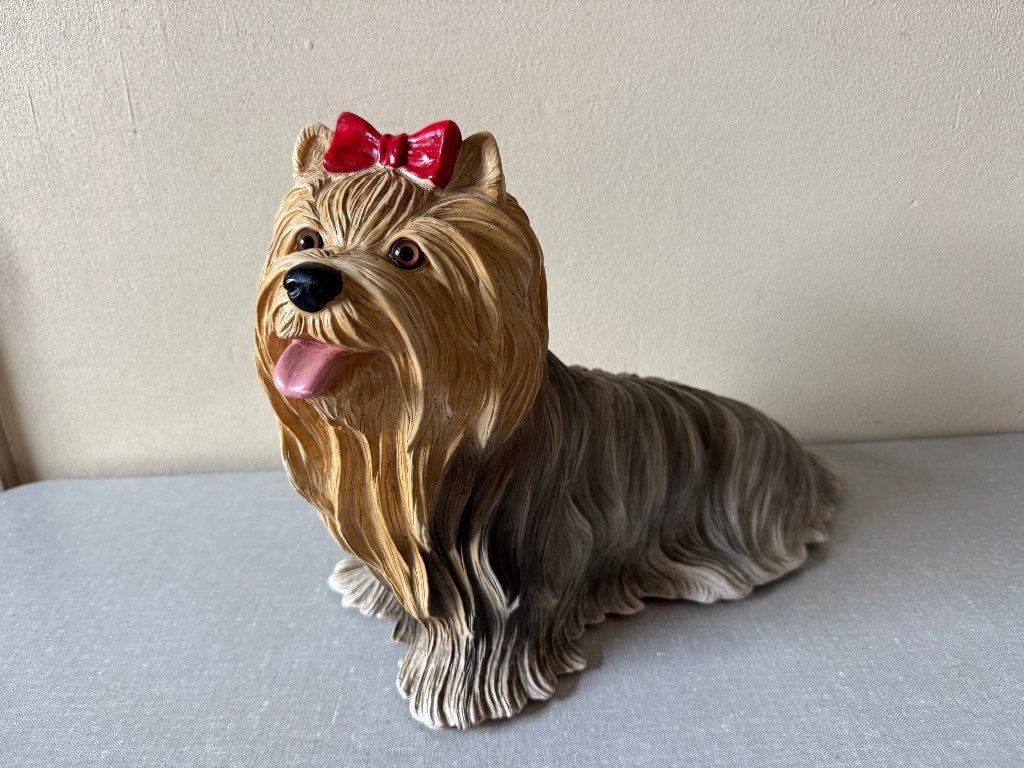 Z.G.A.N. yorkshire terrier beeld van soort rubber verzwaard, Ophalen of Verzenden, Zo goed als nieuw, Dier