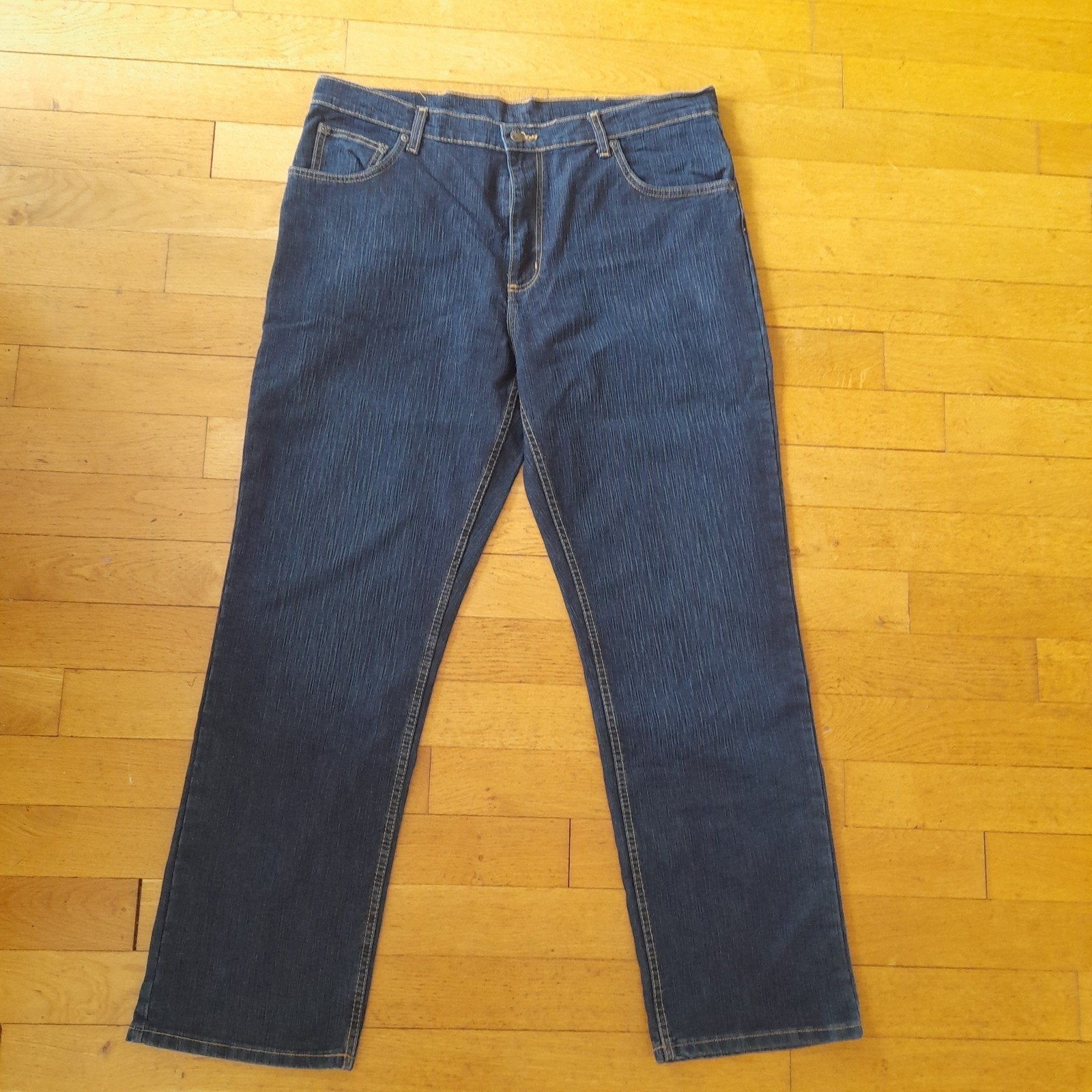 Wrangler Hero Spijkerbroek Heren W38 L32 Regular Fit Stretch, W36 - W38 (confectie 52/54), Blauw, Wrangler, Nieuw