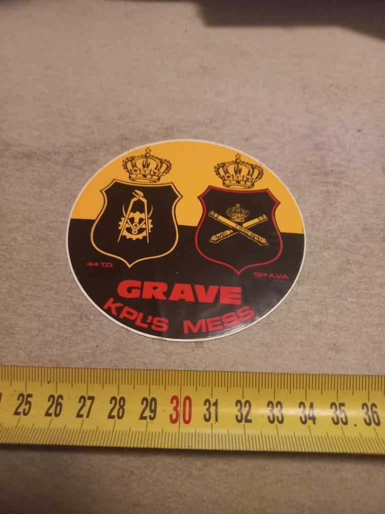 Grave kpl.s mess, Verzamelen, Ophalen of Verzenden, Zo goed als nieuw