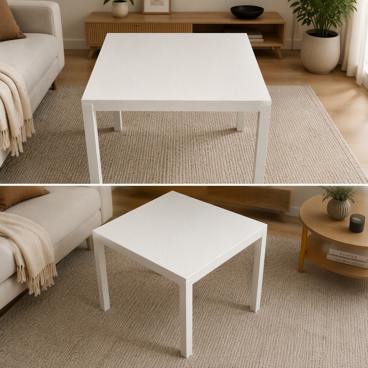 Tafel ikea Melltorp 75  x 75 x 74 hoog, Ophalen, Gebruikt, 50 tot 100 cm, Vierkant