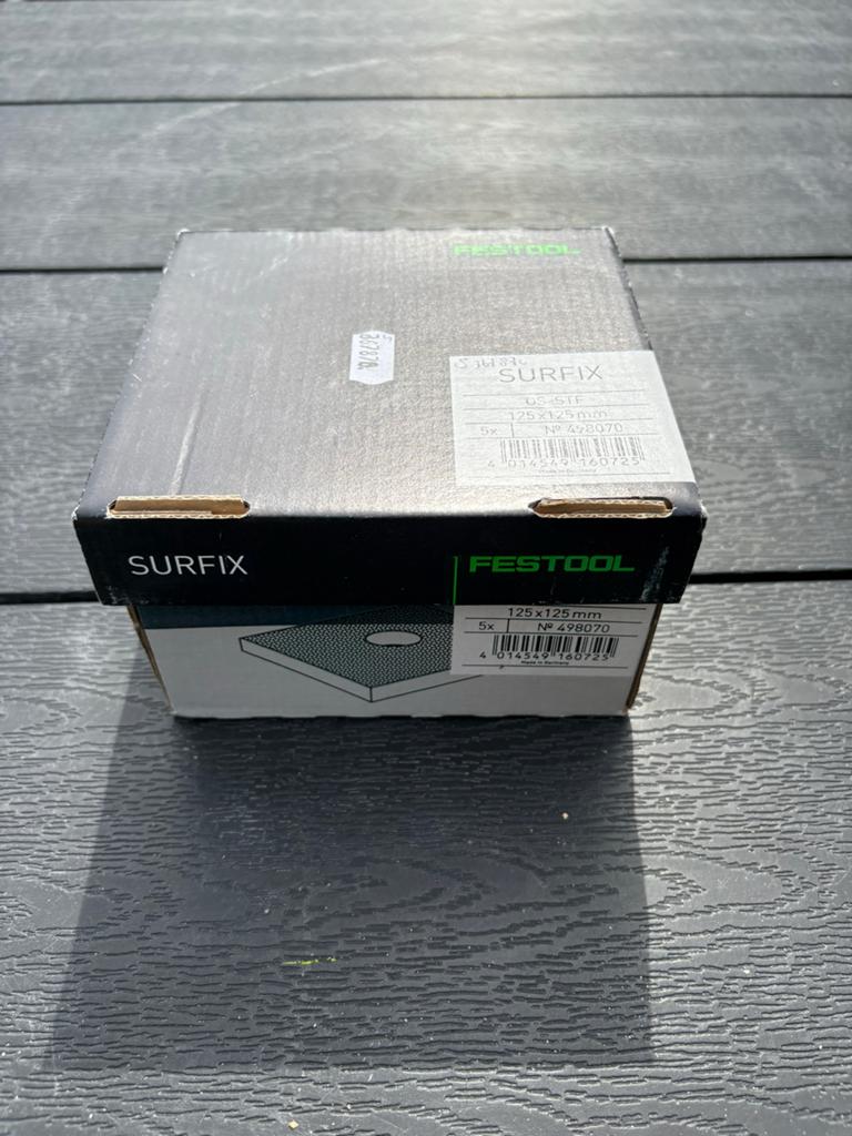 Festool Surfix applicatie spons 125x125mm 5x, Ophalen of Verzenden, Nieuw, 1200 watt of meer, Overige typen