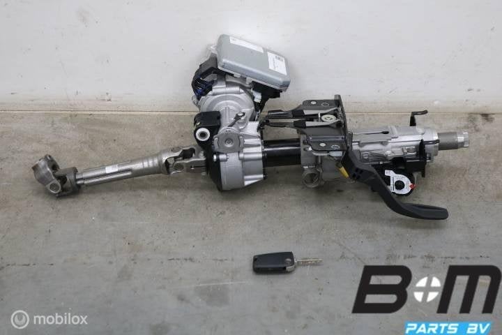 Stuuras met module en contactslot VW Polo 2G 2Q1423510BE, Gebruikt
