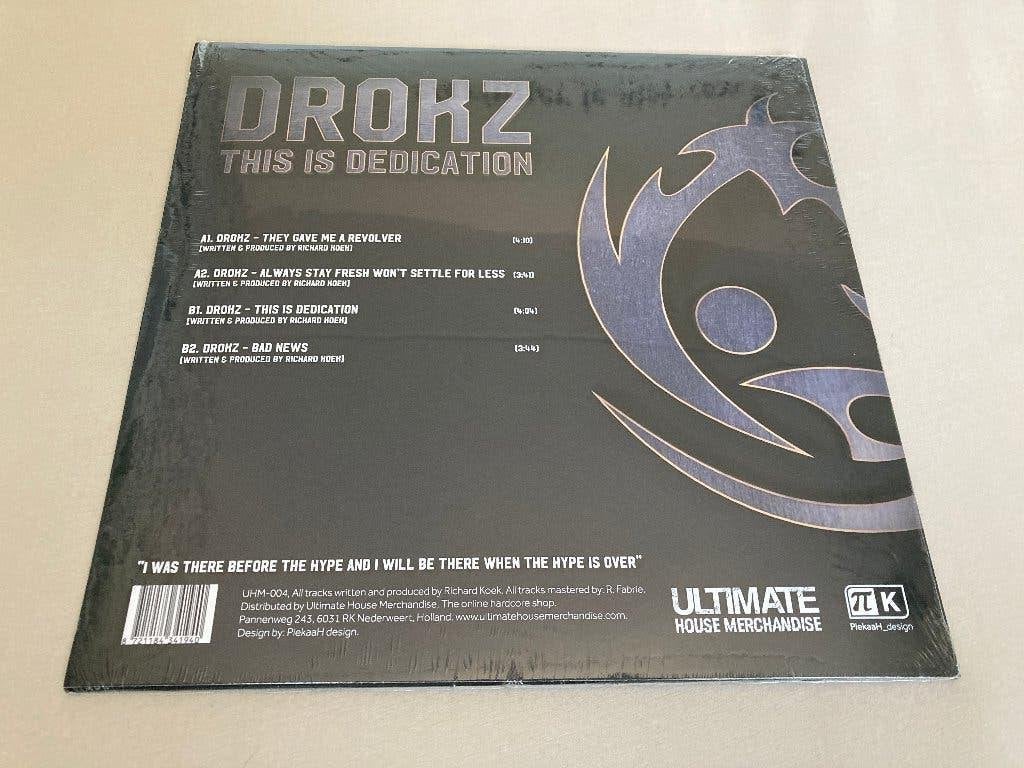 Drokz - This Is Dedication (Hardcore Vinyl), Hardcore, Geseald, Ophalen of Verzenden, EP
