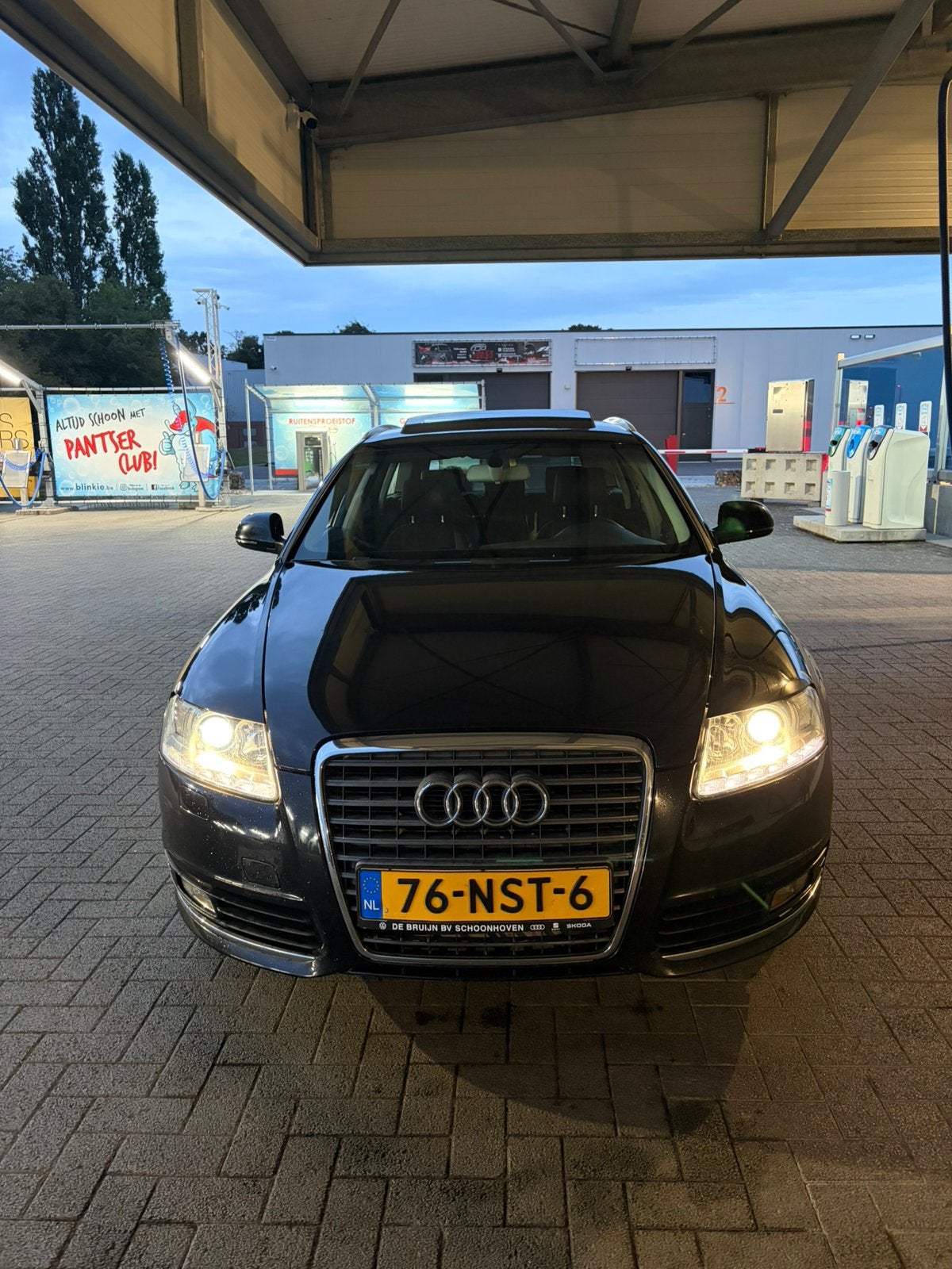 Audi A6 2.0 Tfsi Avant 125KW AUT 2009 Zwart, Auto's, Audi, 1984 cc, Zwart, 170 pk, 93 €/maand