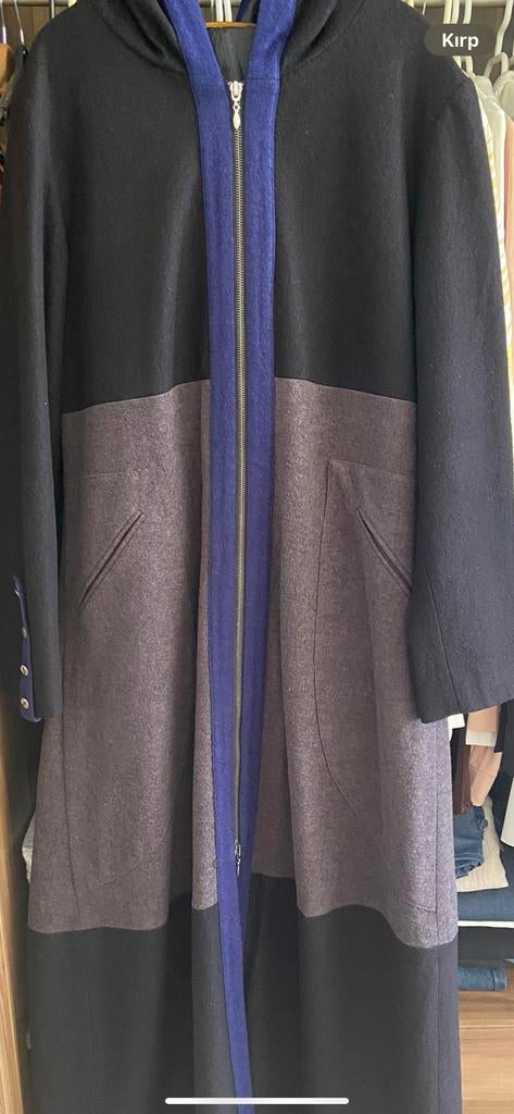 Dames winterjas met rits en capuchon, Ophalen of Verzenden, Gedragen, Maat 42/44 (L), Zwart