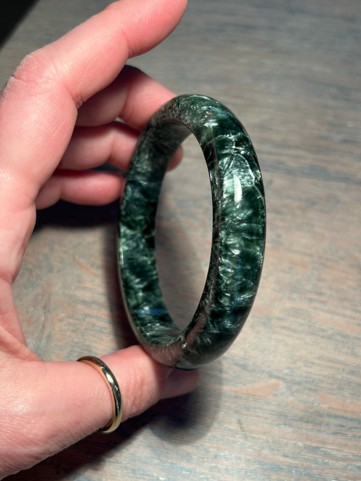 Serafiniet bangle, Ophalen of Verzenden, Zo goed als nieuw, Zilver