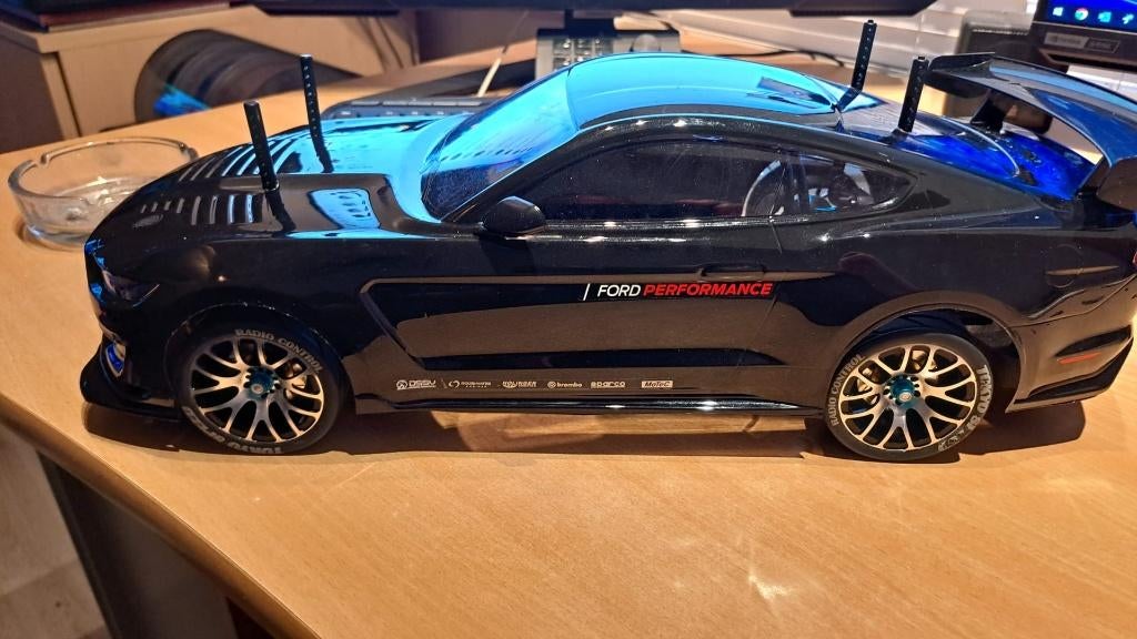 tamiya ford mustang body (voor tt02 chassis 1:10), Hobby en Vrije tijd, Modelbouw | Radiografisch | Auto's, Nieuw, Schaal 1:10