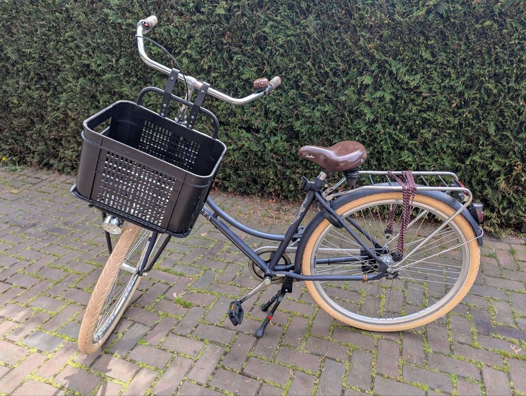 Sparta Omafiets 28 inch, 3 versnellingen, metallic blauw, Ophalen, Sparta, Gebruikt, Versnellingen