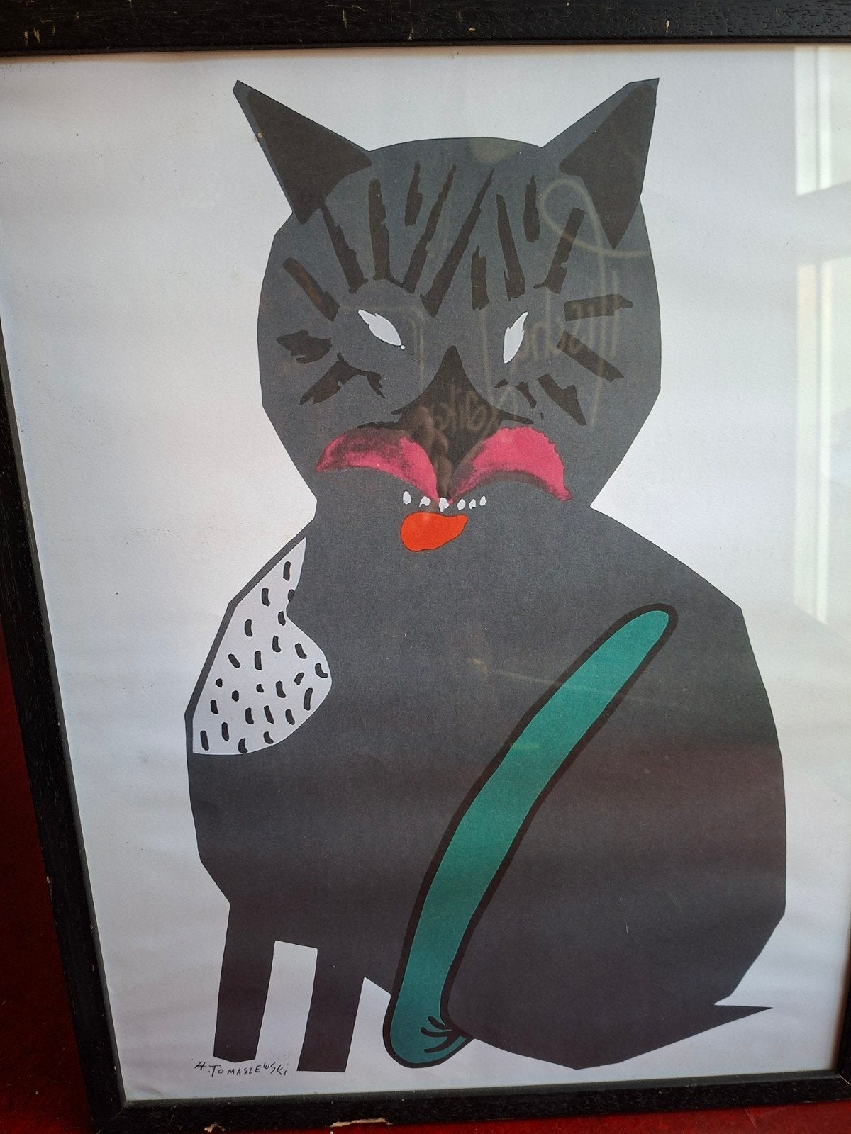 Vintage Poster "Kot" (Kat) – Henryk Tomaszewski (1977), Ophalen of Verzenden