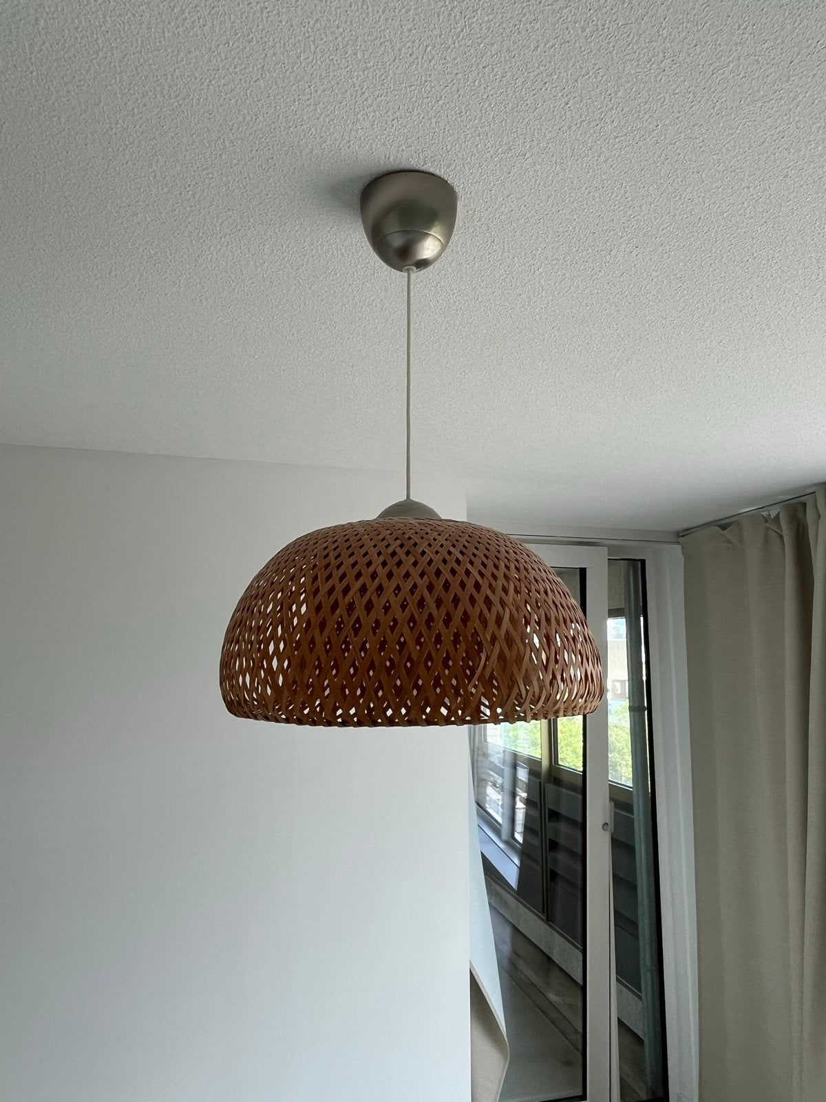 Rotan hanglamp ikea, Ophalen, Gebruikt, Natuurlijk materiaal, E27 (groot)
