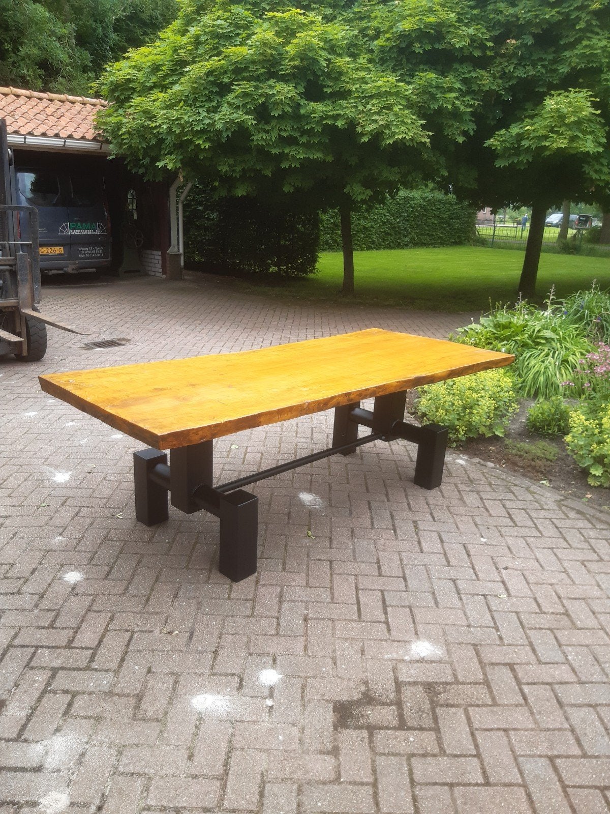 Boomstamtafel, Ophalen, 50 tot 100 cm, Rechthoekig, Nieuw