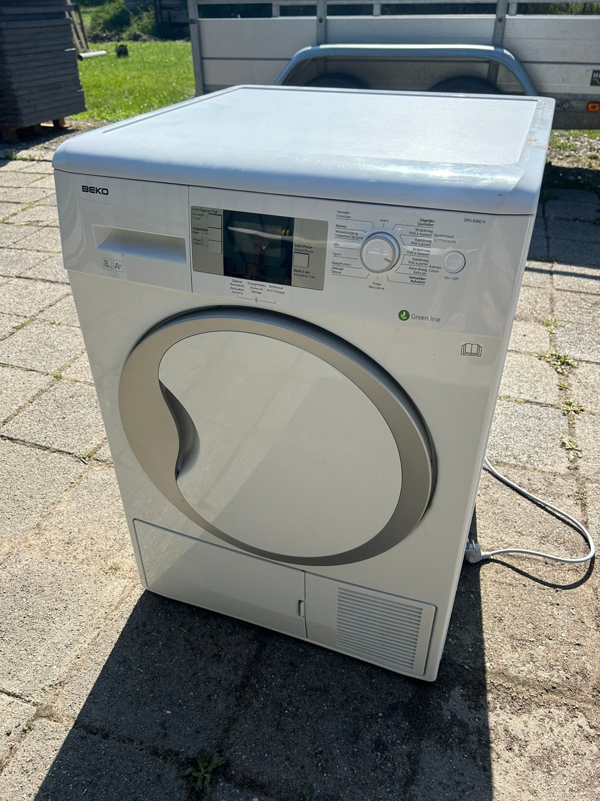 Beko warmtepompdroger, Ophalen, Gebruikt, Overige typen, 8 tot 10 kg