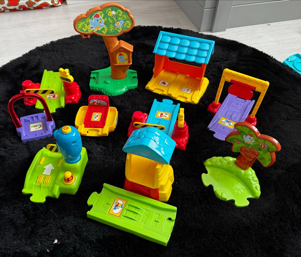 Grote set VTech Toet Toet Auto's en speelbanen, Ophalen, Gebruikt