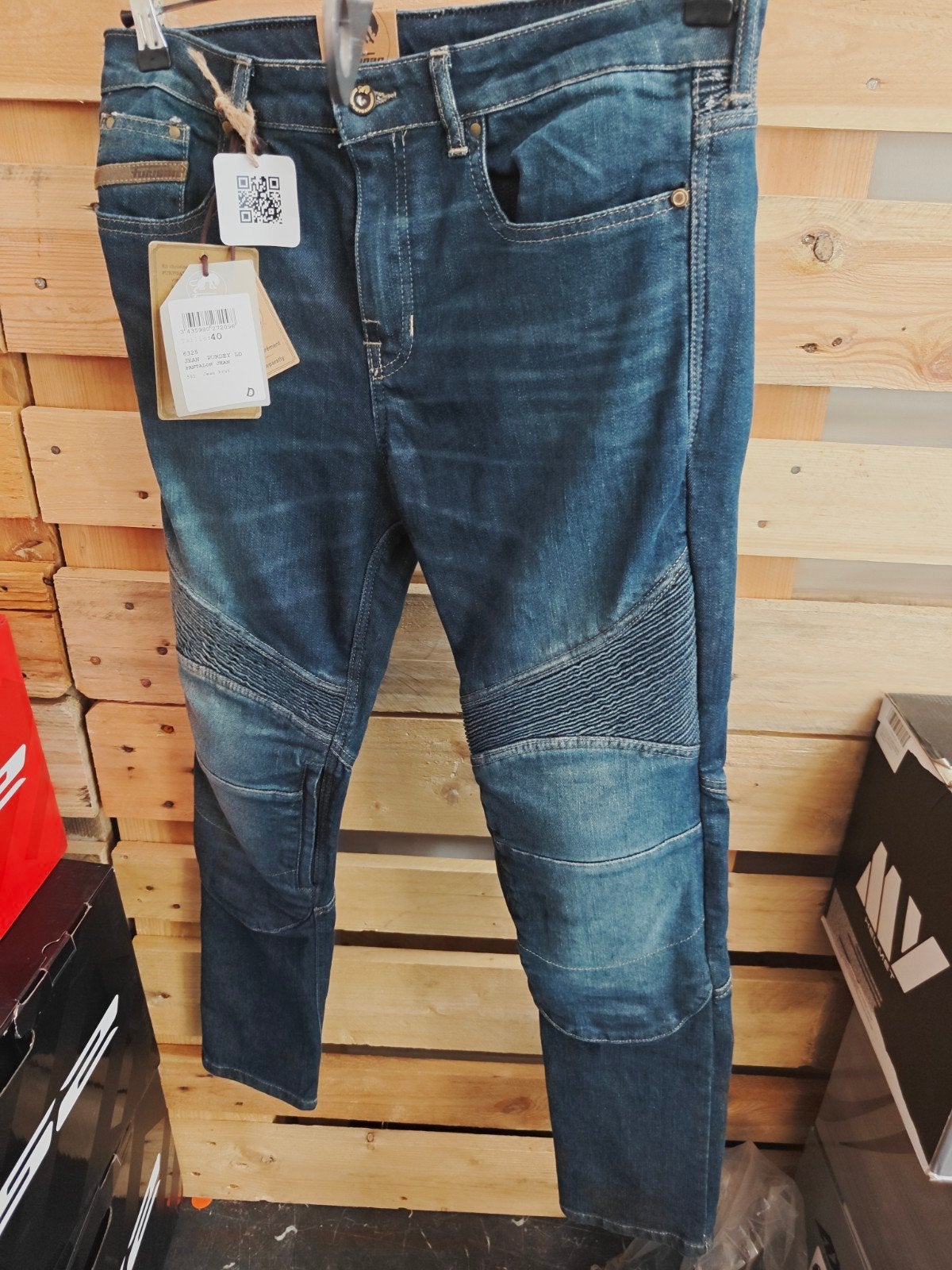 Kevlar Motorjeans taille 40, Motoren, Kleding | Motorkleding, Nieuw met kaartje, Furygan, Ophalen of Verzenden, Broek | textiel