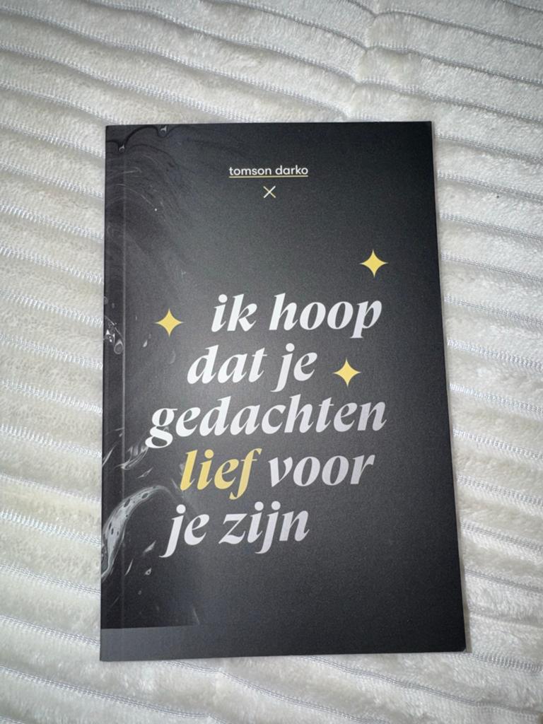 Ik hoop dat je gedachten lief voor je zijn - Tomson Darko, Ophalen of Verzenden, Tomson darko