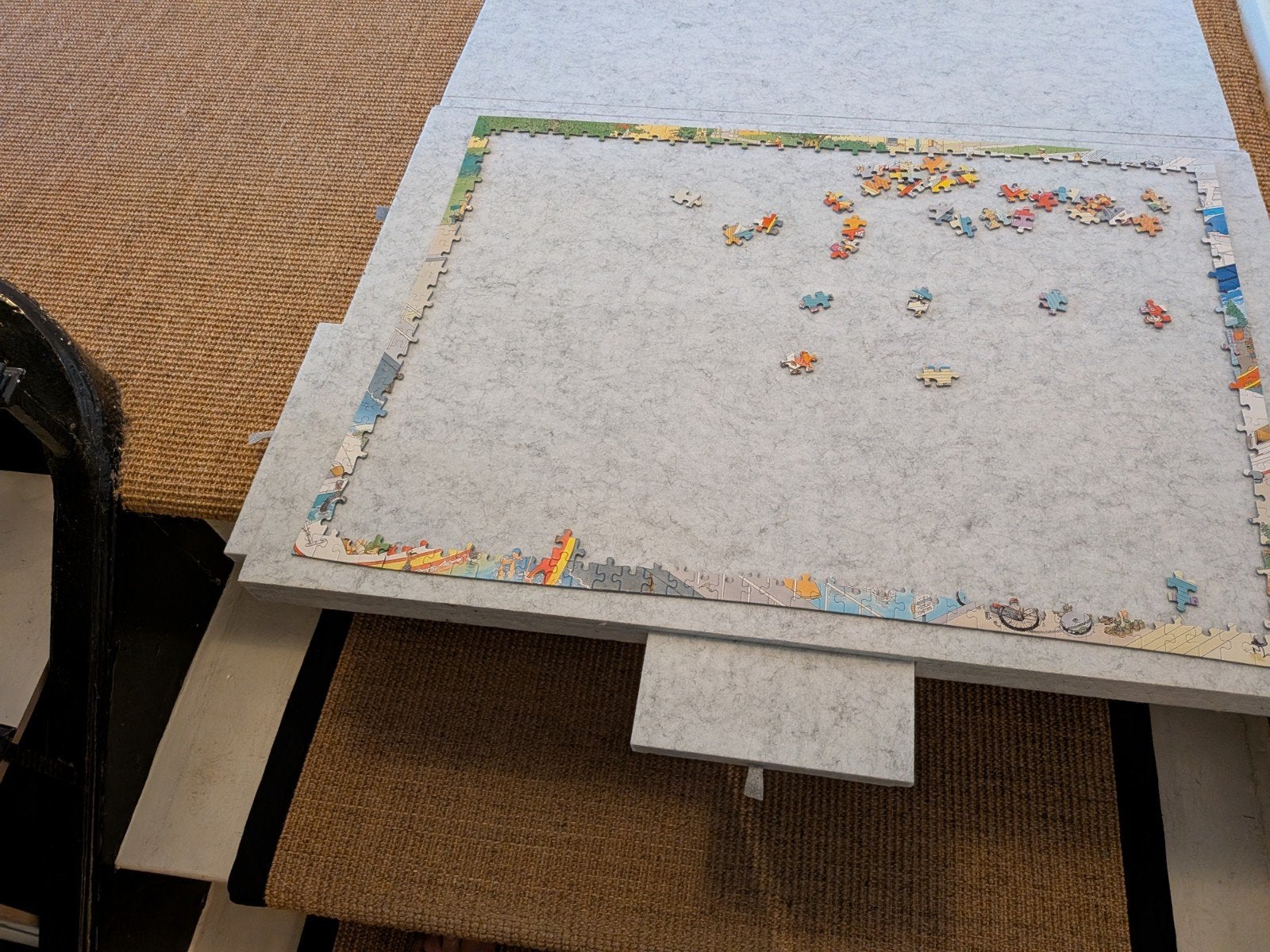 Miro Puzzelmap met Opbergsysteem voor 1000 Stukjes, Hobby en Vrije tijd, Ophalen, 500 t/m 1500 stukjes, Nieuw, Legpuzzel